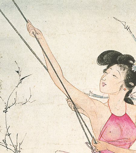 隆阳-胡也佛的仕女画和最知名的金瓶梅秘戏图